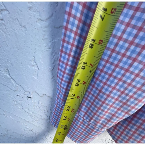 Untuckit Mens Long Sleeve Button Down Plaid Shirt Multi Sz L MT05 - Picture 4 of 9